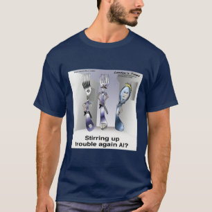 Rick London Lustiges Besteck Polizei  T-Shirt