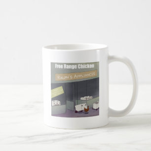 Rick London Lustiges Freilandhuhn Kaffeetasse