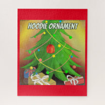 Rick London Lustiges "Hoodie-Ornament" Weihnachten