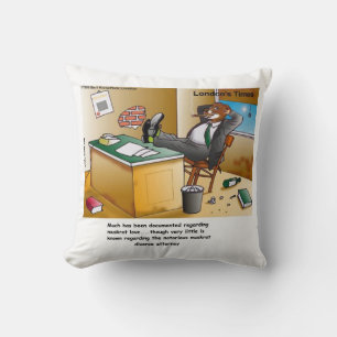 Rick London Muskrat Divorce Attorney Comic Kissen