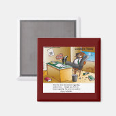 Rick London Muskrat Divorce Attorney Comic Magnet (Vorderseite/Rückseite)