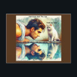 Rick London Narcissus & The Cat Funny Postkarte<br><div class="desc">Sie sehen eine Postkarte,  die von den in Google gelisteten Londons Times-Cartoon mit dem Titel "Narcissus" erstellt wurde. Wir sind so sicher,  dass Sie Ihre Bestellung genießen,  wir garantieren sie 100% oder eine vollständige Rückerstattung,  keine Fragen gefragt. Danke,  dass du Rick London Geschenke ausgewählt hast.</div>