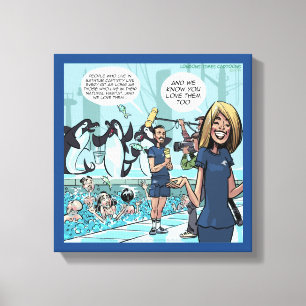 Rick London Orca Revenge Canvas Print Leinwanddruck