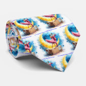 Rick London Pink Himalayan Salsa Funny Krawatte (Gerollt)