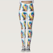 Rick London Pink Himalayan Salsa Funny Leggings (Vorderseite)