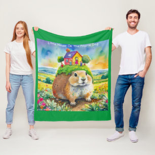 Rick London Prairie Dog Life Comic Fleecedecke