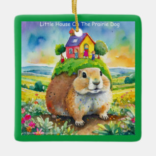 Rick London Prairie Dog Life Comic Keramikornament