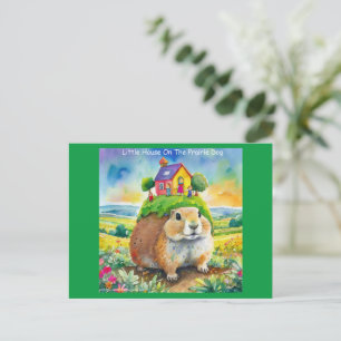 Rick London Prairie Dog Life Comic Postkarte