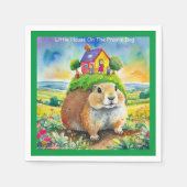 Rick London Prairie Dog Life Comic Serviette (Vorderseite)