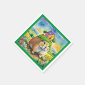 Rick London Prairie Dog Life Comic Serviette (Ecke)