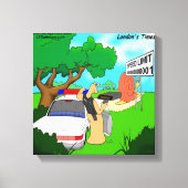 Rick London Slug Traffic Polizist Canvas Print Leinwanddruck (Vorderseite)