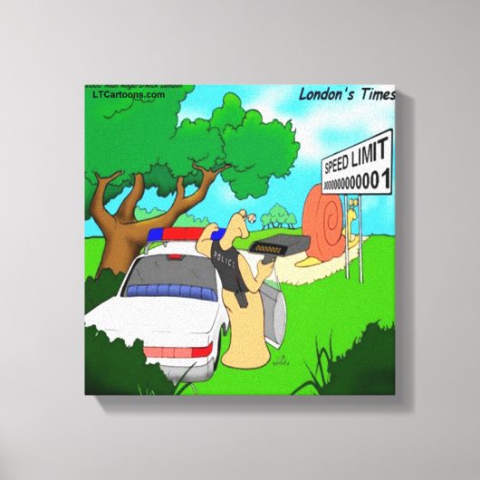 Rick London Slug Traffic Polizist Canvas Print Leinwanddruck (Vorderseite)