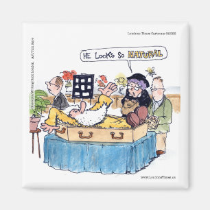 Rick London So Natural Funerary Funny Old Hippie Magnet