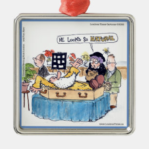 Rick London So Natural Funerary Funny Old Hippie Ornament Aus Metall