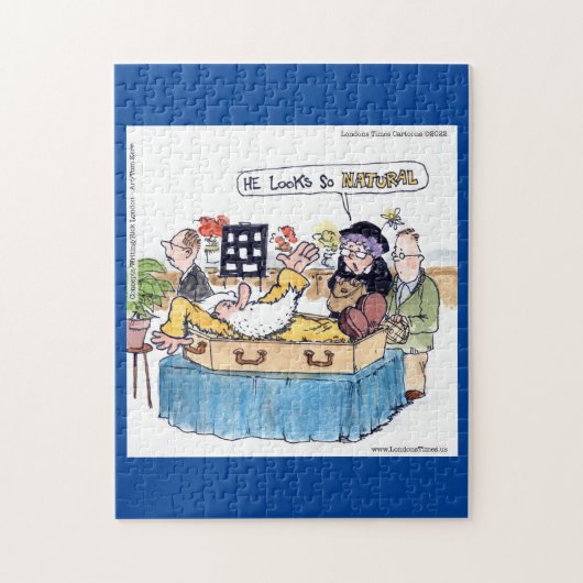 Rick London So Natural Funerary Funny Old Hippie Puzzle (Vertikal)