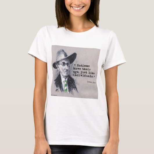Rick London & Tom Kerr James Joyce & Ego Quote T-Shirt (Vorderseite)