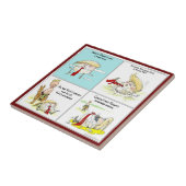 Rick London "Trumpty Dumpty" Funny Keramik Tile Fliese (Seite)