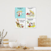 Rick London "Trumpty Dumpty" Funny Poster (Küche)