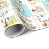 Rick London "Trumpty Dumpty" Funny Trump-Geschenk Geschenkpapier (Rolleneckpunkt)