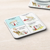 Rick London "Trumpty Dumpty" Funny Trump-Geschenk Getränkeuntersetzer (Linke Seite)