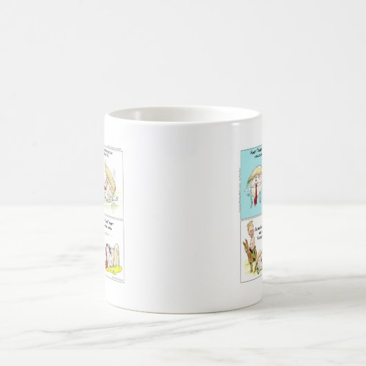 Rick London "Trumpty Dumpty" Funny Trump-Geschenk Kaffeetasse (Mittel)
