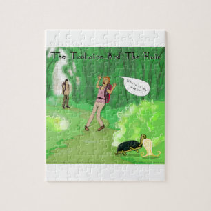 Rick London Turtle und das Wig Hair Funny Puzzle
