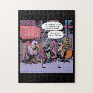 Rick London "Vögel gleicher Feder" Puzzle mit Gesc