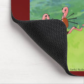 Rick London Worms from Scotland Funny Mousepad (Ecke)