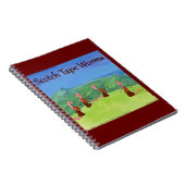 Rick London Worms from Scotland Funny Notizblock (Rechte Seite)