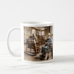 Rick London zurückgeblieben Far Side Cow mag es, z Kaffeetasse