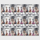 Rick Londons Mode Ants of New York City Funny Geschenkpapier (Flach)