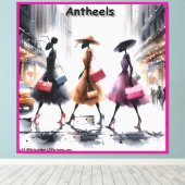 Rick Londons Mode Ants of New York City Funny Leinwanddruck (Insitu (Holzboden))