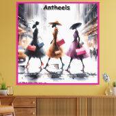 Rick Londons Mode Ants of New York City Funny Leinwanddruck (Insitu (Wohnzimmer))