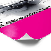 Rick Londons Mode Ants of New York City Funny Poster (Ecke)