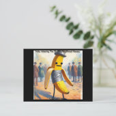 Rick Londons Unglaublich witzig Bananenkunst mit D Postkarte (Stehend Vorderseite)