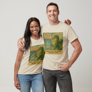 Rick Londons Veganes Drachengeschäft Funny Shoppin T-Shirt