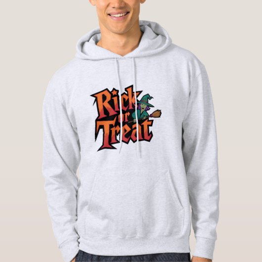 Rick oder Leckerei Herren's Basic Halloween T - Sh Hoodie (Vorderseite)