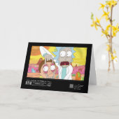 Rick Opening Morty's Eyes Quote Graphic Karte (Gelbe Blume)