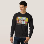 Rick Opening Morty's Eyes Quote Graphic Sweatshirt (Vorne ganz)