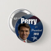 Rick Perry 2012 Button (Vorne & Hinten)