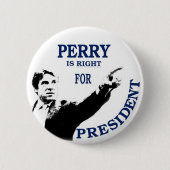 Rick Perry 2012 Button (Vorderseite)