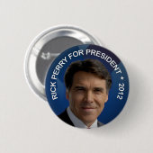 Rick Perry 2012 Button (Vorne & Hinten)