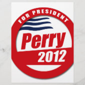 Rick Perry 2012 Flyer (Vorne)