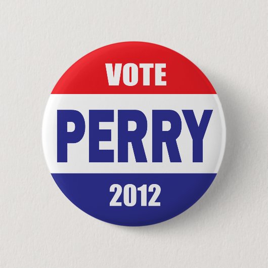 RICK PERRY als Präsident - Präsidentschaftskampagn Button (Vorderseite)