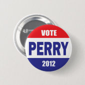 RICK PERRY als Präsident - Präsidentschaftskampagn Button (Vorne & Hinten)