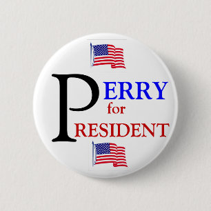 Rick Perry für Präsidenten 2012 Button