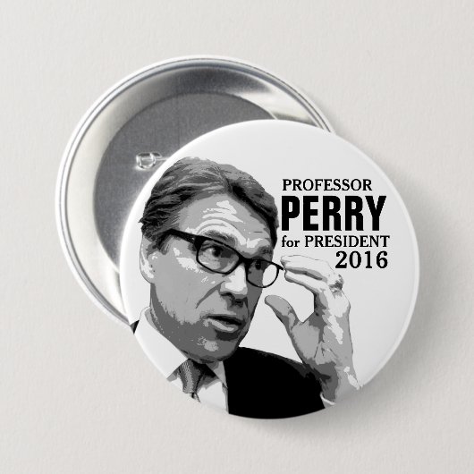 Rick Perry für Präsidenten 2016 Button (Vorne & Hinten)