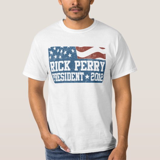 Rick Perry für Präsidenten im Jahre 2012 T-Shirt (Vorderseite)