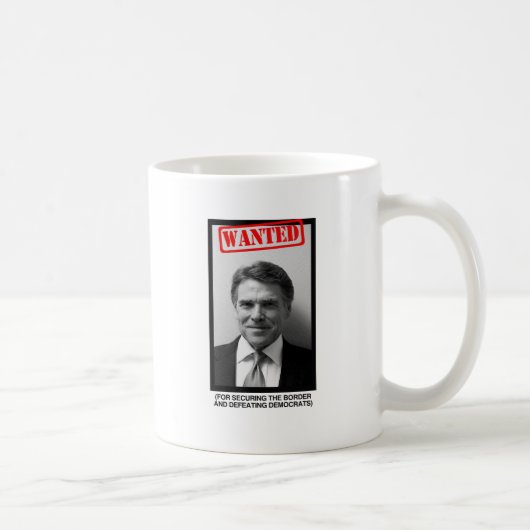 Rick Perry Mugshot Kaffeetasse (Rechts)
