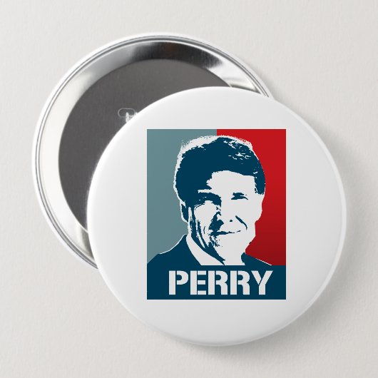 RICK PERRY POSTER BUTTON (Vorne & Hinten)
